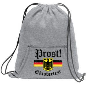 Prost Oktoberfest German Flag Crest Eagle Bavarian Sweatshirt Cinch Pack Bag