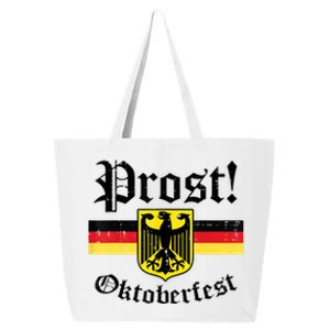 Prost Oktoberfest German Flag Crest Eagle Bavarian 25L Jumbo Tote