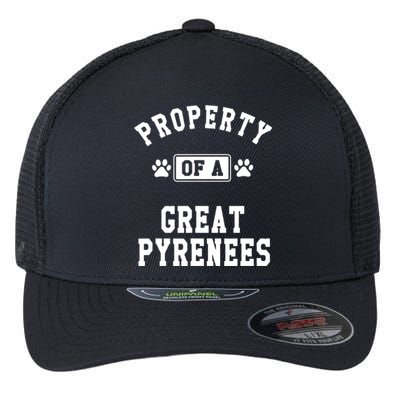 Property Of Great Pyrenees Flexfit Unipanel Trucker Cap