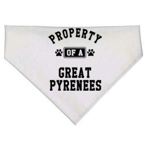 Property Of Great Pyrenees USA-Made Doggie Bandana