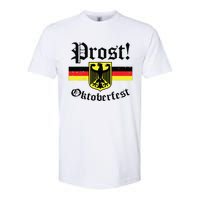 Prost Oktoberfest German Flag Crest Eagle Bavarian Softstyle CVC T-Shirt