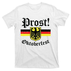 Prost Oktoberfest German Flag Crest Eagle Bavarian T-Shirt