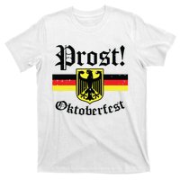 Prost Oktoberfest German Flag Crest Eagle Bavarian T-Shirt