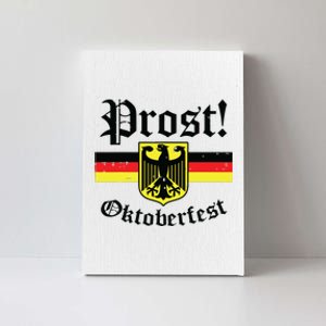 Prost Oktoberfest German Flag Crest Eagle Bavarian Canvas