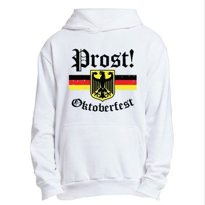 Prost Oktoberfest German Flag Crest Eagle Bavarian Urban Pullover Hoodie