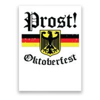 Prost Oktoberfest German Flag Crest Eagle Bavarian Poster