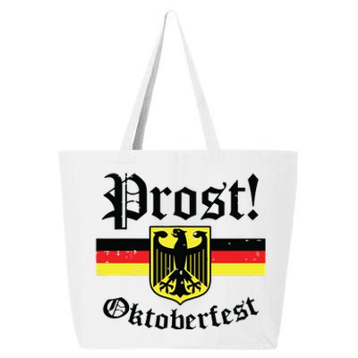 Prost Oktoberfest German Flag Crest Eagle Bavarian 25L Jumbo Tote