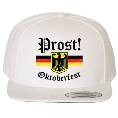 Prost Oktoberfest German Flag Crest Eagle Bavarian Wool Snapback Cap