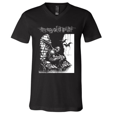 Portrayal Of Guilt Weeping V-Neck T-Shirt