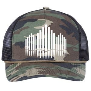 Pipe Organ Gift Retro Rope Trucker Hat Cap