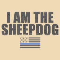 Police Officer Gift Thin Blue Line Gift I Am The Sheepdog Funny Gift Drawstring Bag