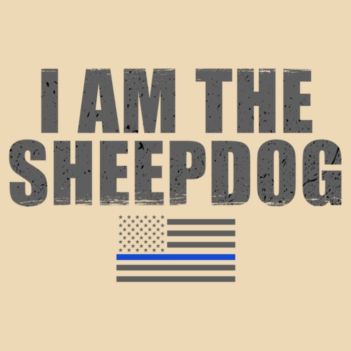 Police Officer Gift Thin Blue Line Gift I Am The Sheepdog Funny Gift Bag