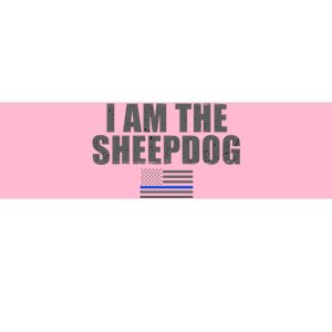 Police Officer Gift Thin Blue Line Gift I Am The Sheepdog Funny Gift Bumper Sticker