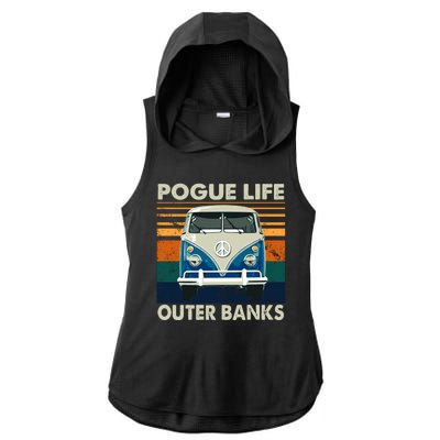 Pogue Life Ladies PosiCharge Tri-Blend Wicking Draft Hoodie Tank