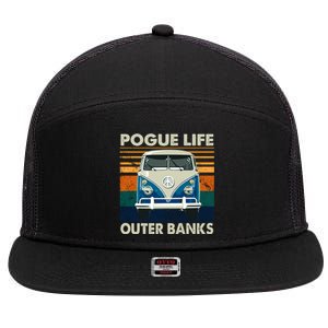 Pogue Life 7 Panel Mesh Trucker Snapback Hat