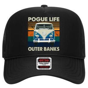 Pogue Life High Crown Mesh Back Trucker Hat