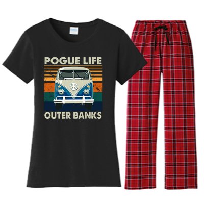 Pogue Life Women's Flannel Pajama Set