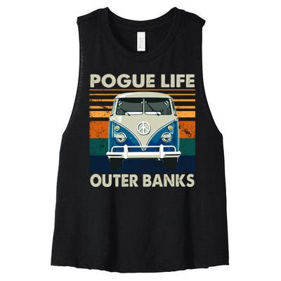 Pogue Life Women's Racerback Cropped Tank