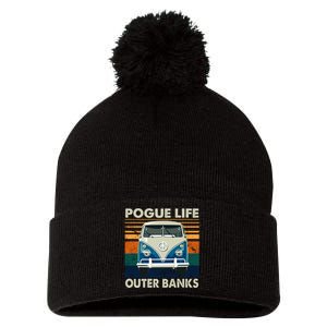 Pogue Life Pom Pom 12in Knit Beanie