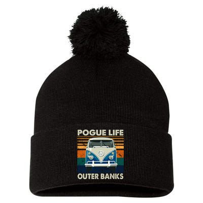 Pogue Life Pom Pom 12in Knit Beanie