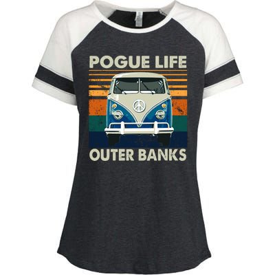 Pogue Life Enza Ladies Jersey Colorblock Tee