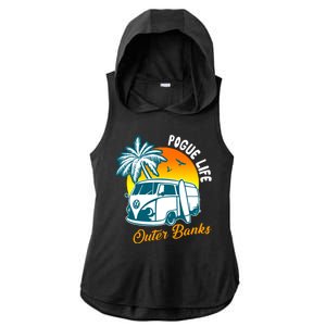 Pogue Life Banks Bronco Van Outer Ladies PosiCharge Tri-Blend Wicking Draft Hoodie Tank