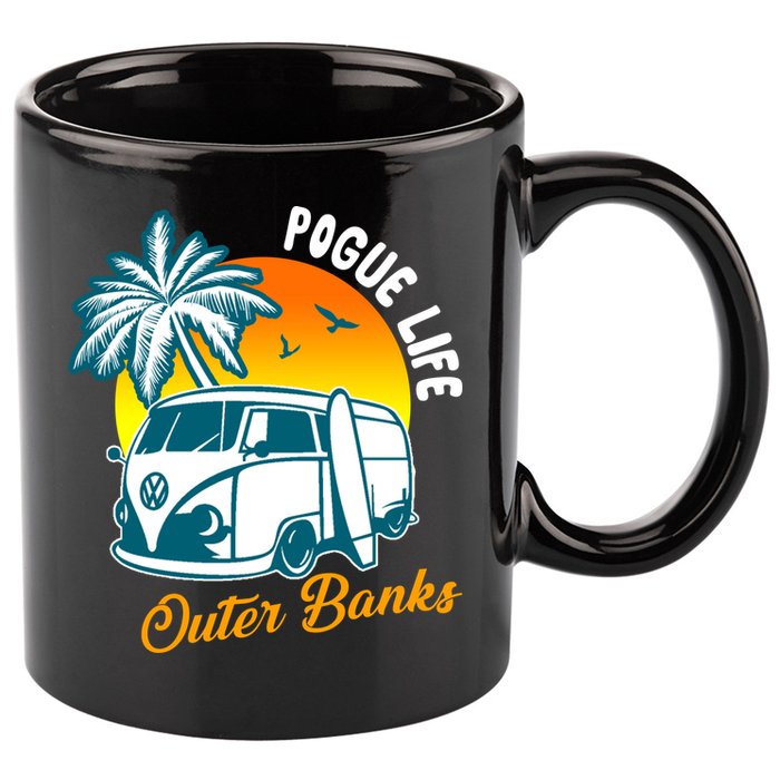 Pogue Life Banks Bronco Van Outer 11oz C Handle Ceramic Mug