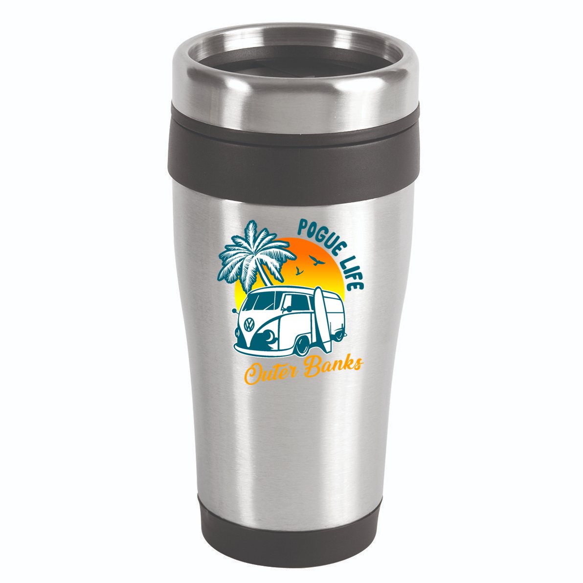 Pogue Life Banks Bronco Van Outer 16oz Travel Tumbler