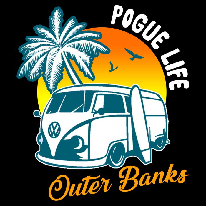 Pogue Life Banks Bronco Van Outer Cropped Pullover Crew