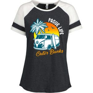 Pogue Life Banks Bronco Van Outer Enza Ladies Jersey Colorblock Tee