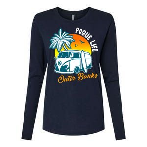 Pogue Life Banks Bronco Van Outer Womens Cotton Relaxed Long Sleeve T-Shirt