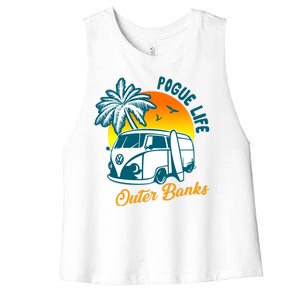 Pogue Life Banks Bronco Van Outer Women's Racerback Cropped Tank