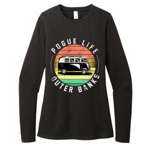 Pogue Life Retro Hippy Bus Womens CVC Long Sleeve Shirt