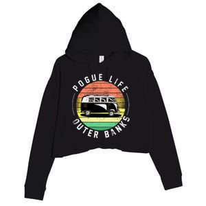 Pogue Life Retro Hippy Bus Crop Fleece Hoodie