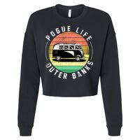Pogue Life Retro Hippy Bus Cropped Pullover Crew