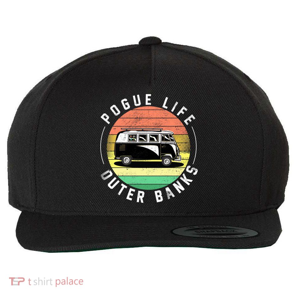 Pogue Life Retro Hippy Bus Wool Snapback Cap