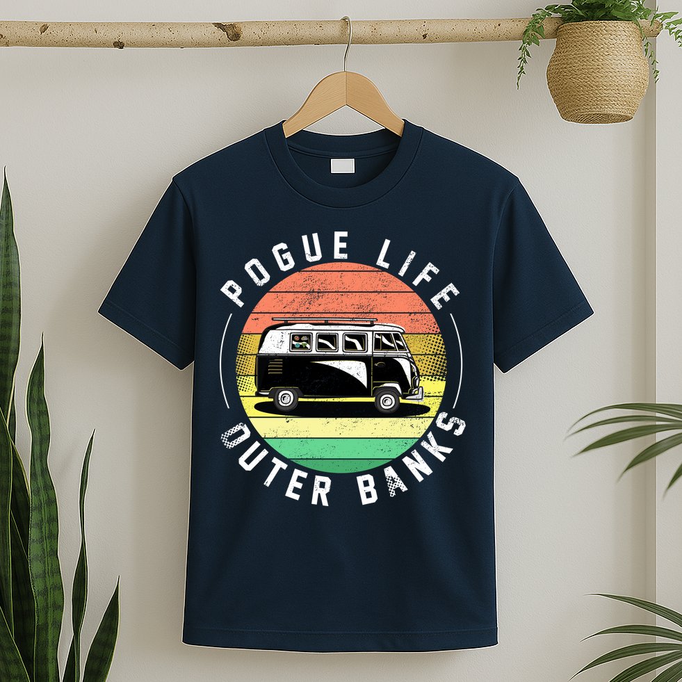 Pogue Life Retro Hippy Bus T-Shirt