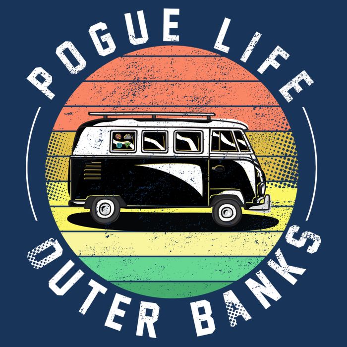 Pogue Life Retro Hippy Bus Drawstring Bag