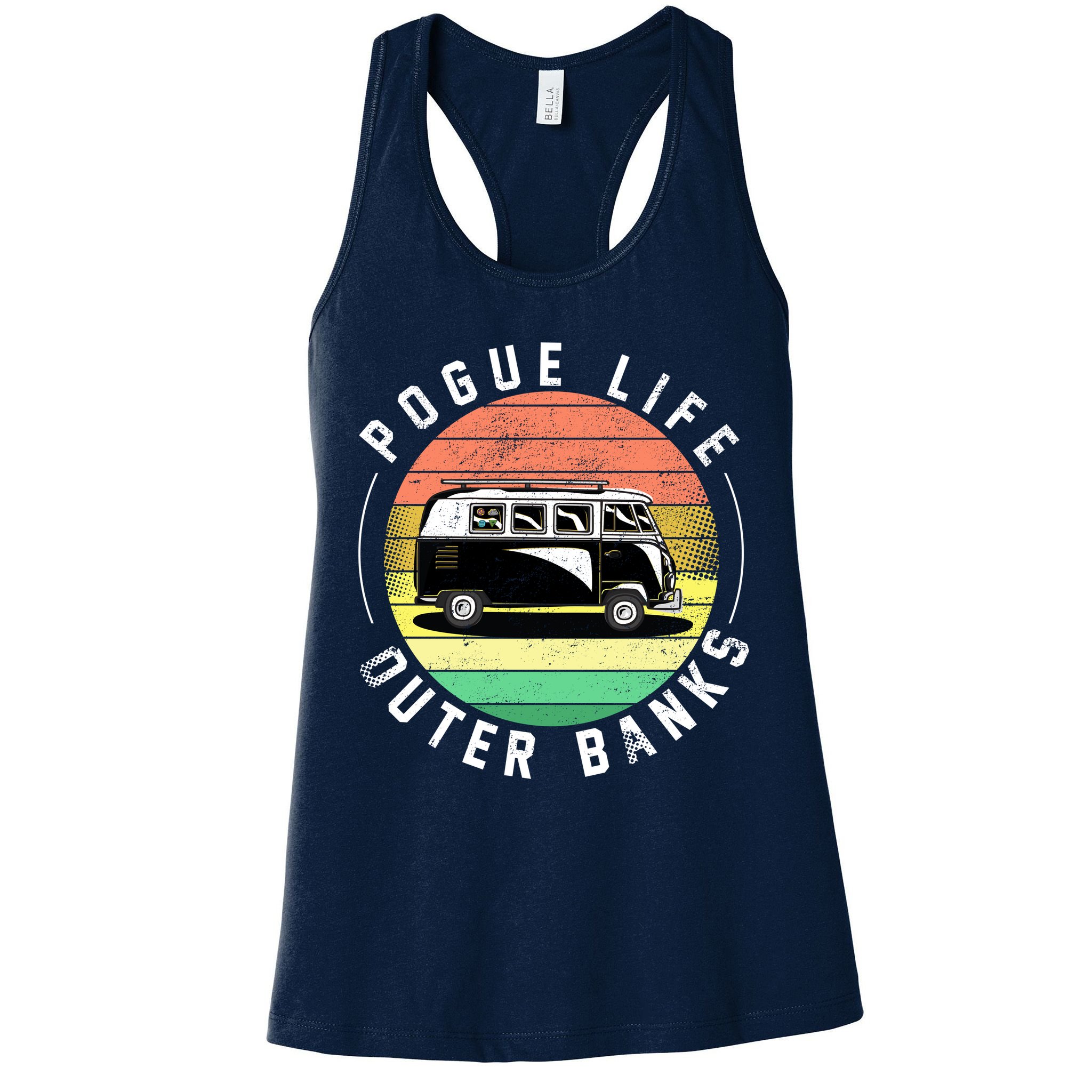 Pogue Life Retro Hippy Bus Womens Tank Top