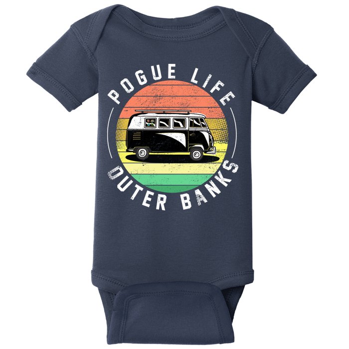 Pogue Life Retro Hippy Bus Baby Bodysuit