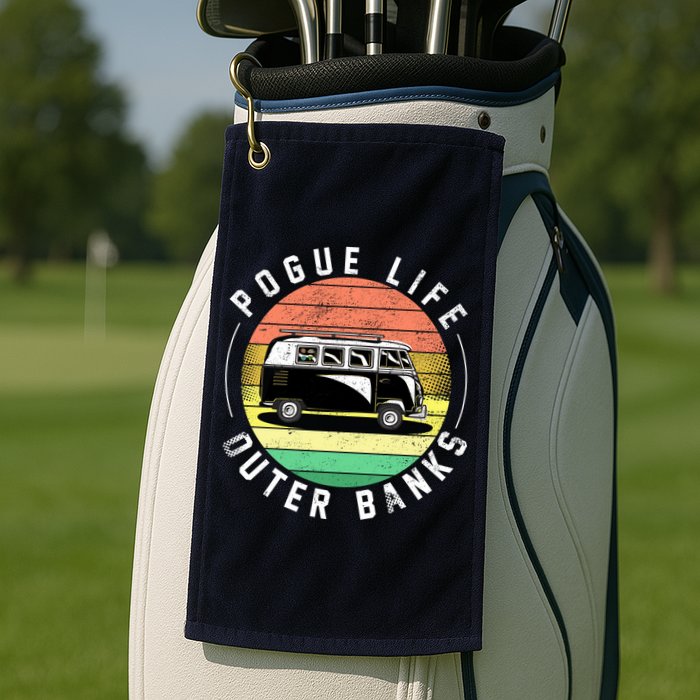 Pogue Life Retro Hippy Bus Golf Towel
