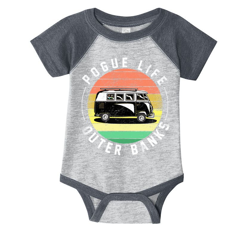 Pogue Life Retro Hippy Bus Infant Baby Jersey Bodysuit