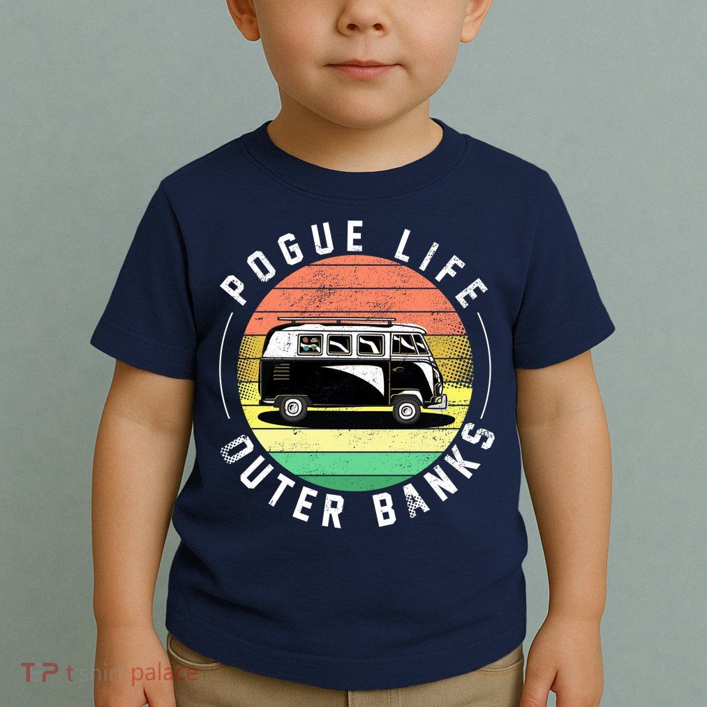 Pogue Life Retro Hippy Bus Toddler T-Shirt