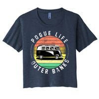 Pogue Life Retro Hippy Bus Women's Crop Top Tee