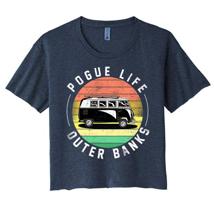 Pogue Life Retro Hippy Bus Women's Crop Top Tee