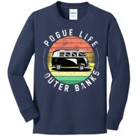 Pogue Life Retro Hippy Bus Kids Long Sleeve Shirt