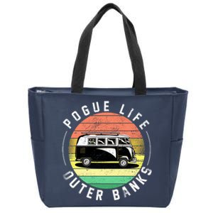 Pogue Life Retro Hippy Bus Zip Tote Bag