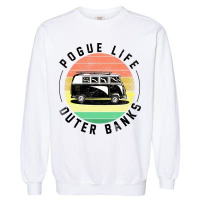 Pogue Life Retro Hippy Bus Garment-Dyed Sweatshirt