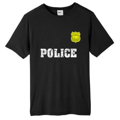 Police Officer Halloween For Costume Tall Fusion ChromaSoft Performance T-Shirt