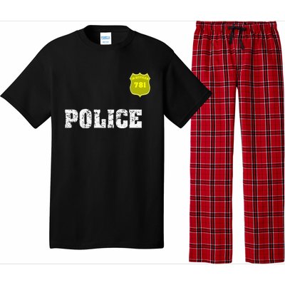 Police Officer Halloween For Costume Pajama Set